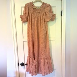 Doen, L, blush eyelet dress